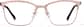 Front view of Browline Glasses P3216819 in Rose Gold thumbnail