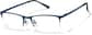 Angle view of Rectangle Glasses P3217316 in Blue thumbnail