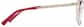 Side view of Cat-Eye Glasses P3218318 in Red thumbnail