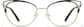 Front view of Cat-Eye Glasses P3218321 in Black thumbnail