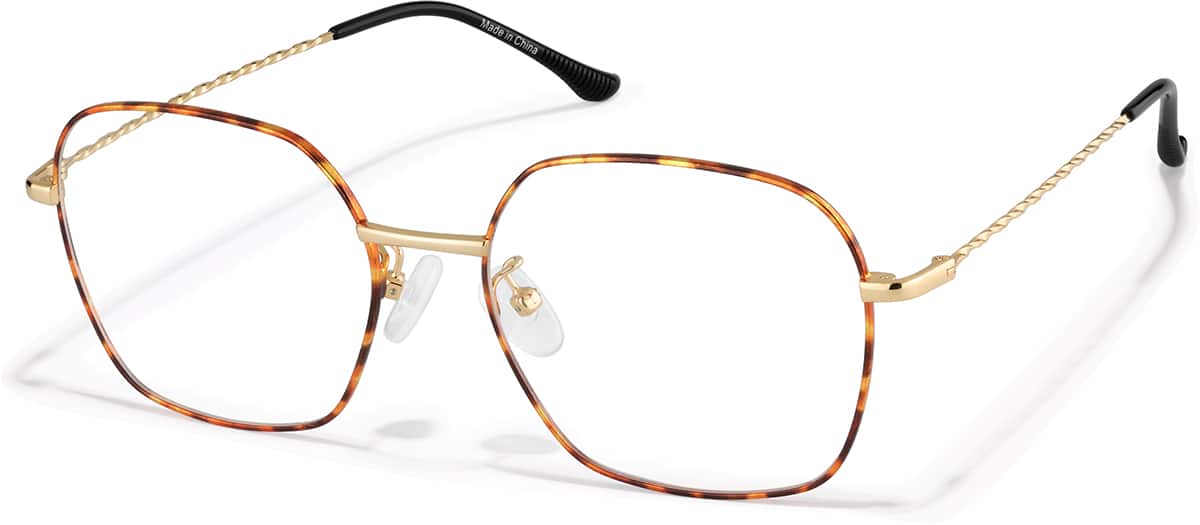 Tortoiseshell Square Glasses #P3218625 | Zenni Optical