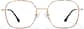 Front view of Square Glasses P3218625 in Tortoiseshell thumbnail