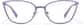 Front view of Cat-Eye Glasses P3219517 in Purple thumbnail