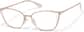 Angle view of Cat-Eye Glasses P3219519 in Rose Gold thumbnail