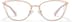 Cat-Eye Glasses P3219519 in Rose Gold