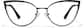 Front view of Cat-Eye Glasses P3222221 in Black thumbnail