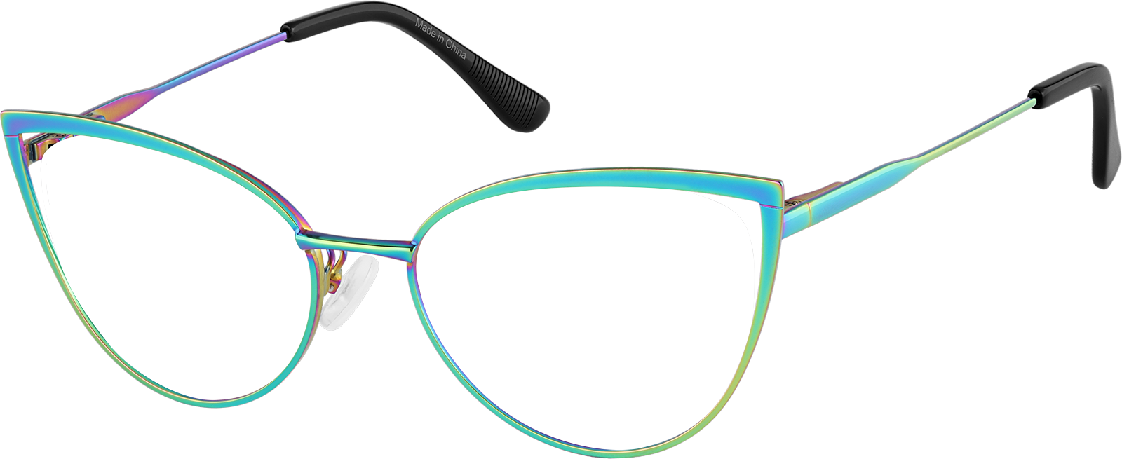 Iridescent Cat-Eye Glasses #P3222229 | Zenni Optical Canada