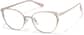 Angle view of Lentes estilo ojo de gato P3225114 in Dorado thumbnail
