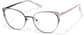 Angle view of Lentes estilo ojo de gato P3225119 in Oro rosa y negro thumbnail