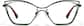 Front view of Cat-Eye glasses P3241921 in Black thumbnail