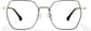 Front view of Geometric Glasses P3242121 in Black thumbnail
