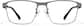 Front view of Rectangle Glasses P3244812 in Graphite thumbnail