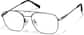 Angle view of Aviator Glasses P328112 in Gray thumbnail