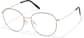 Angle view of Round Glasses P414921 in Black thumbnail