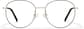 Front view of Round Glasses P414921 in Black thumbnail