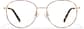 Front view of Round Glasses P414925 in Tortoiseshell thumbnail