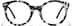 Round Glasses P4412431 in Black Tortoiseshell