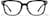 Front view of Square Glasses P4413021 in Black thumbnail