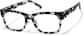 Angle view of Square Glasses P4413831 in Black thumbnail