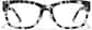 Front view of Square Glasses P4413831 in Black thumbnail