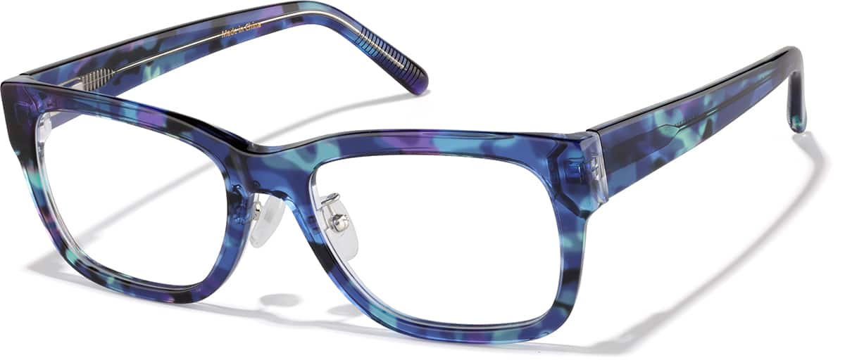 Angle view of Square Glasses P4413839 in Cosmic