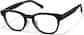 Angle view of Round Glasses P4415321 in Black thumbnail