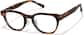 Angle view of Round Glasses P4415325 in Tortoiseshell thumbnail