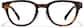 Front view of Round Glasses P4415325 in Tortoiseshell thumbnail