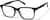 Angle view of Square Glasses P4419621 in Black thumbnail