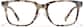 Front view of Square Glasses P4419635 in Pattern thumbnail