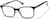 Angle view of Square Glasses P4423521 in Black thumbnail