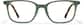 Front view of Square Glasses P4423524 in Green thumbnail