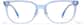 Front view of Rectangle Glasses P4424716 in Blue thumbnail