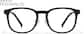Front view of Lentes cuadrados P4427151 in Negro thumbnail