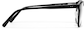 Side view of Lentes cuadrados P4427151 in Negro thumbnail