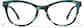 Front view of Cat-Eye Glasses P4434824 in Teal Tortoiseshell thumbnail