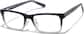 Angle view of Rectangle Glasses P4438412 in Gray Gradient thumbnail