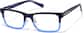 Angle view of Rectangle Glasses P4438416 in Blue Gradient thumbnail