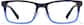Front view of Rectangle Glasses P4438416 in Blue Gradient thumbnail