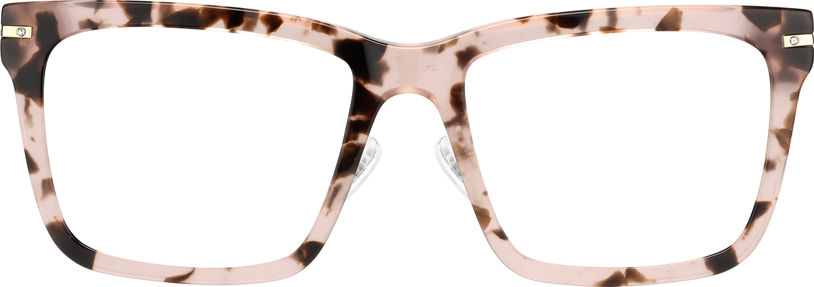 Serene様 Pink Tortoiseshell Square Glasses #P4438719 | Zenni Optical