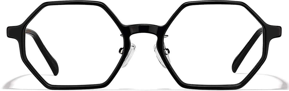 Blue Tortoiseshell Geometric Glasses #P4442239 | Zenni Optical