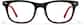 Front view of Parquet Pride P4443921 in Negro y rojo thumbnail