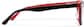 Side view of Parquet Pride P4443921 in Negro y rojo thumbnail