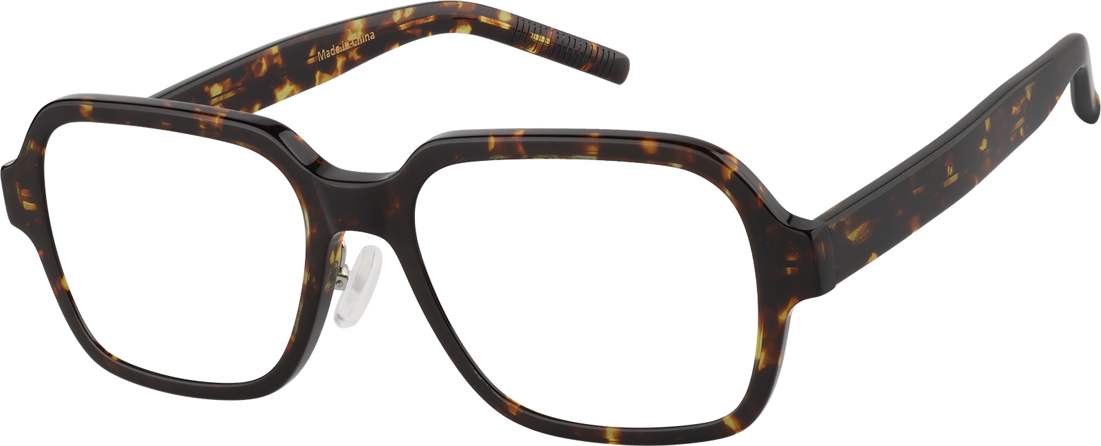 Tortoiseshell Square Glasses #P4444325 | Zenni Optical Canada