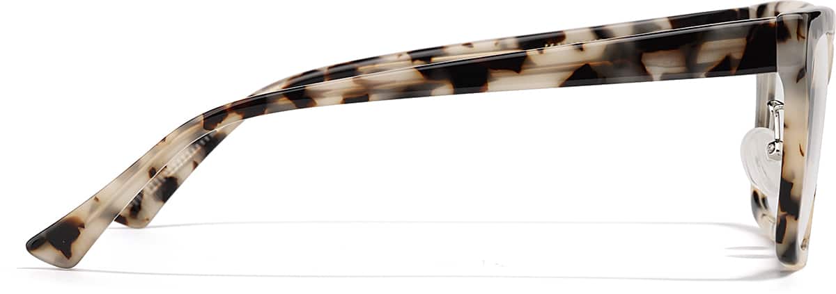 Cream Tortoiseshell Square Glasses #P4446535 | Zenni Optical