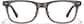 Front view of Square Glasses P4447212 in Gray thumbnail