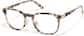 Angle view of Square Glasses P4448935 in Cream Tortoiseshell thumbnail