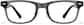 Front view of Lunettes rectangulaires en acétate  P445912 in Gris thumbnail