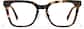Front view of Square Glasses P4460125 in Tortoiseshell thumbnail