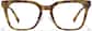 Front view of Square Glasses P4460135 in Tortoiseshell thumbnail